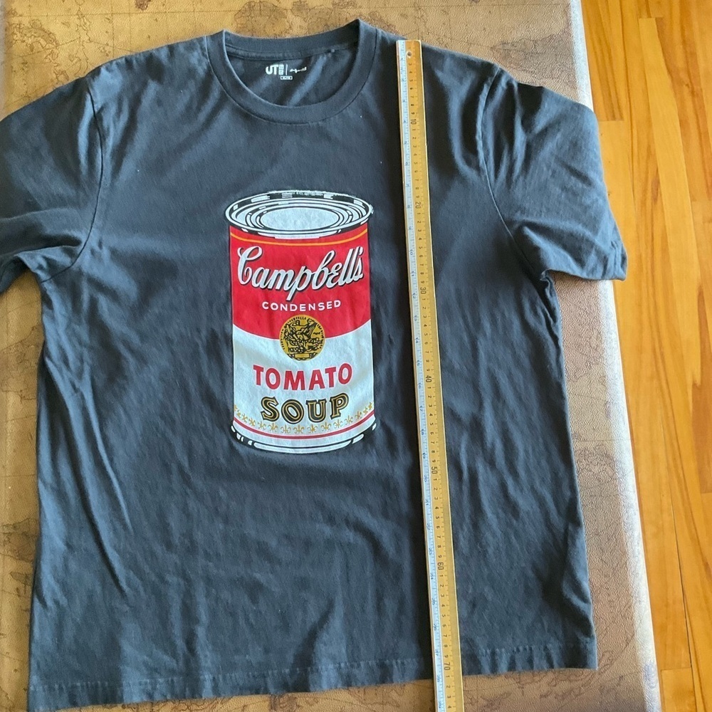 Uniqlo Black Tee with Campbell's Soup Can Design - Picture 6 of 7